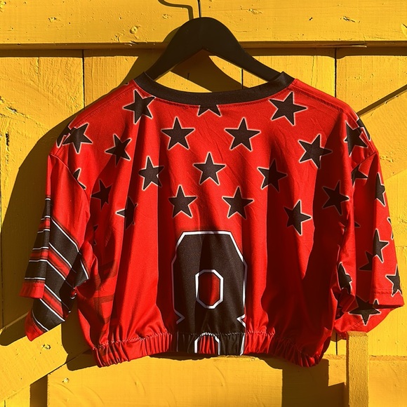 RARE, UPCYCLED, CROPPED SPORTS JERSEY - Picture 3 of 8